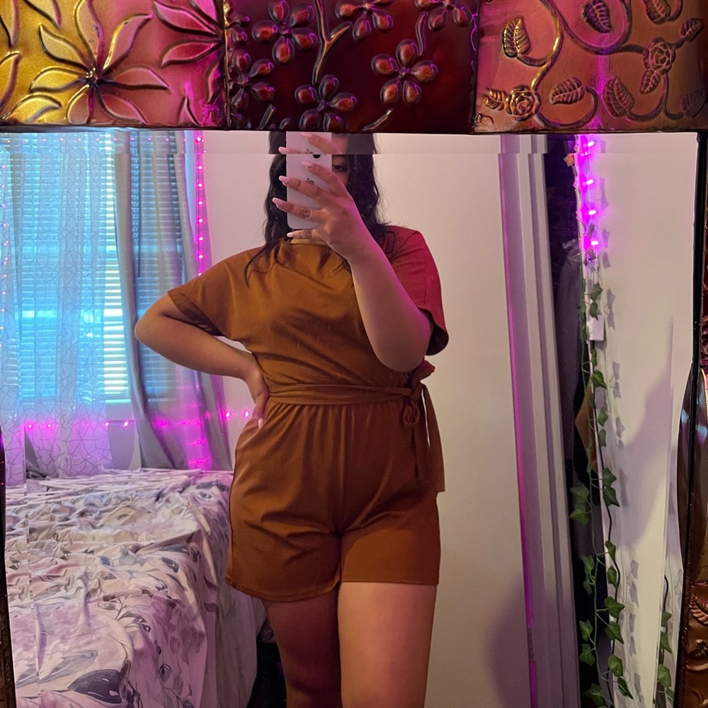 brown romper!!